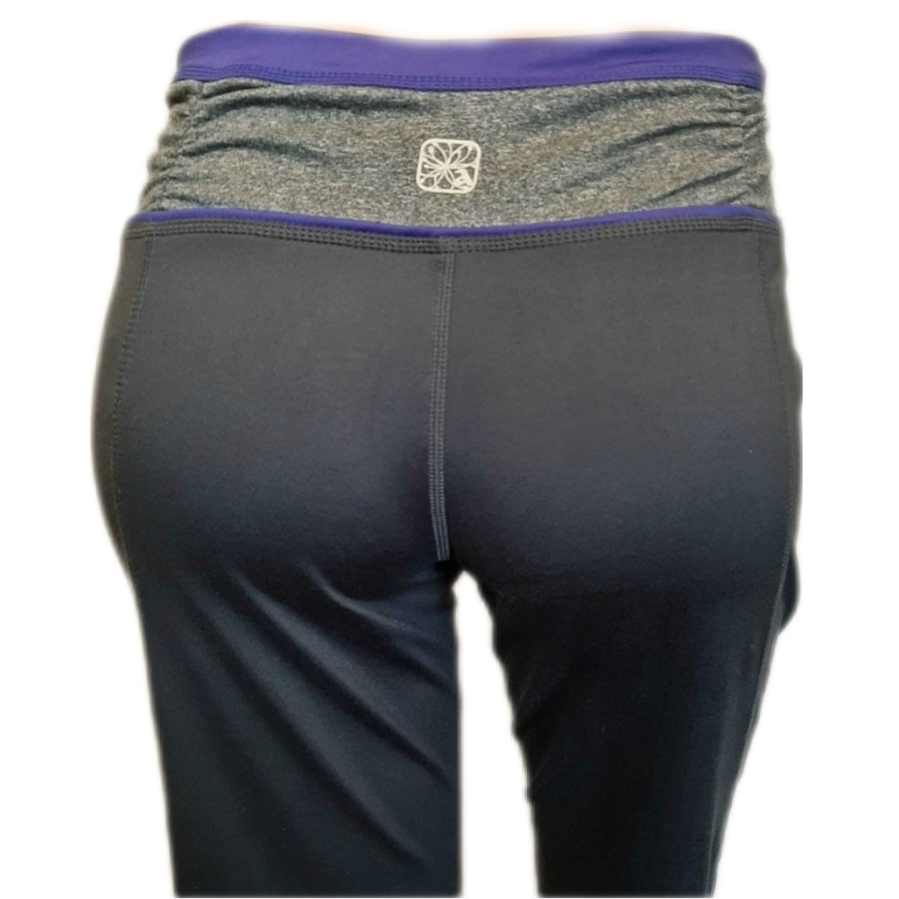 APANA Yoga Active Pants Straight Leg High Waisted Athletic Lounge Size Small